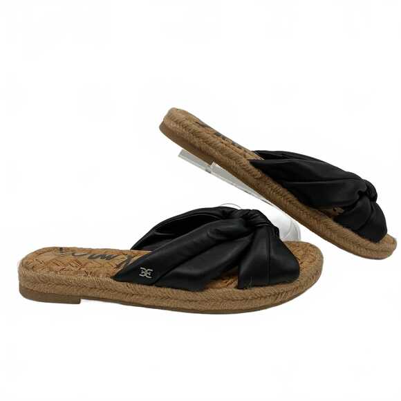 Sam Edelman Shoes - Sam Edelman Black Abbene Slide Sandals | Women’s Leather Regular US9
